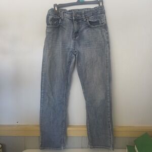 Flypaper Boys Jeans Slim Boot Size 14 Low-Rise Embroidered Pockets Denim